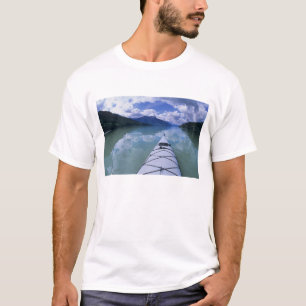 Camiseta Paseando en kayak al final del lago Azure en Wells