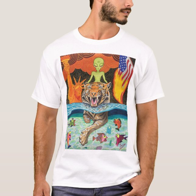 Camiseta Pasear por el tigre (Anverso)