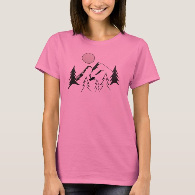 Camiseta Pasear Por La Línea Ridge (Anverso)