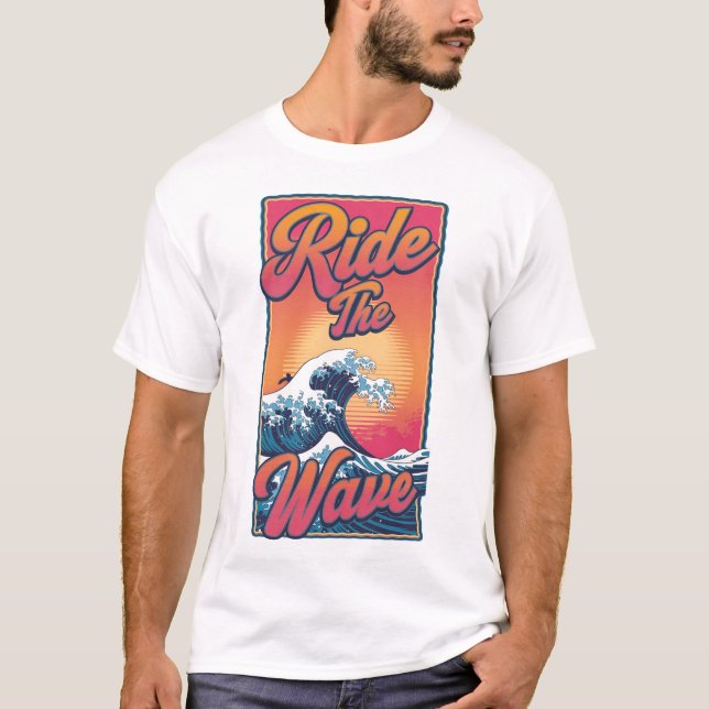 Camiseta Pasear por la ola (Anverso)