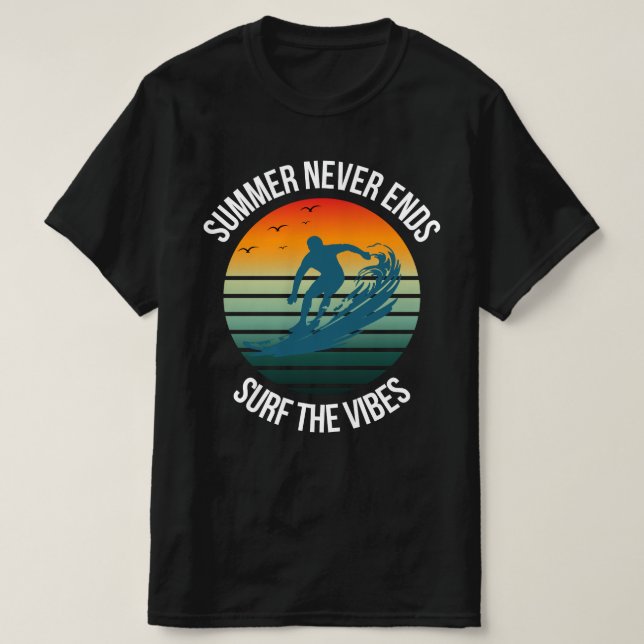 Camiseta "Pasear por la ola de verano" (Diseño del anverso)