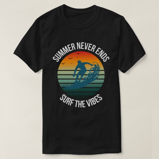 Camiseta "Pasear por la ola de verano" (Diseño del anverso)