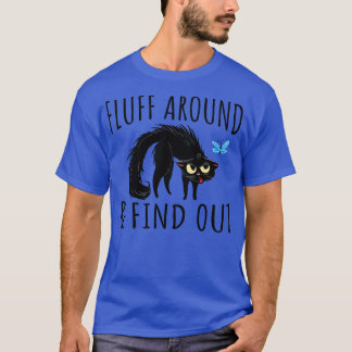 Camiseta pasear y descubrir a los amantes de los gatos grac