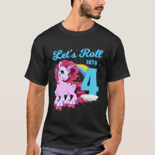 Camiseta Pasemos al Chica de rodillos 4 para patinar