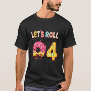 Camiseta Pasemos al cuarto cumpleaños de un gato lindo y mo