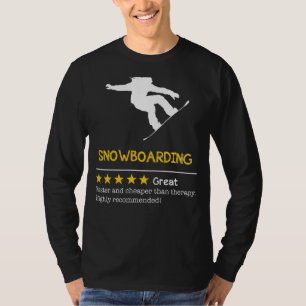 Camiseta Paseo a las risas: Snowboard - más barato, más ráp