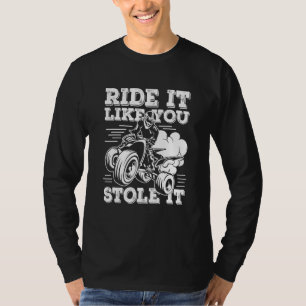 Camiseta Paseo Como Si Se Hubiera Robado Bicicleta De Cuatr