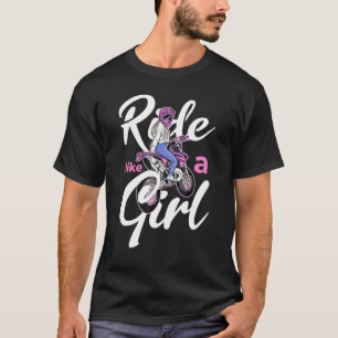 Camiseta Paseo Como Un Bicicleta Chica-Motocross