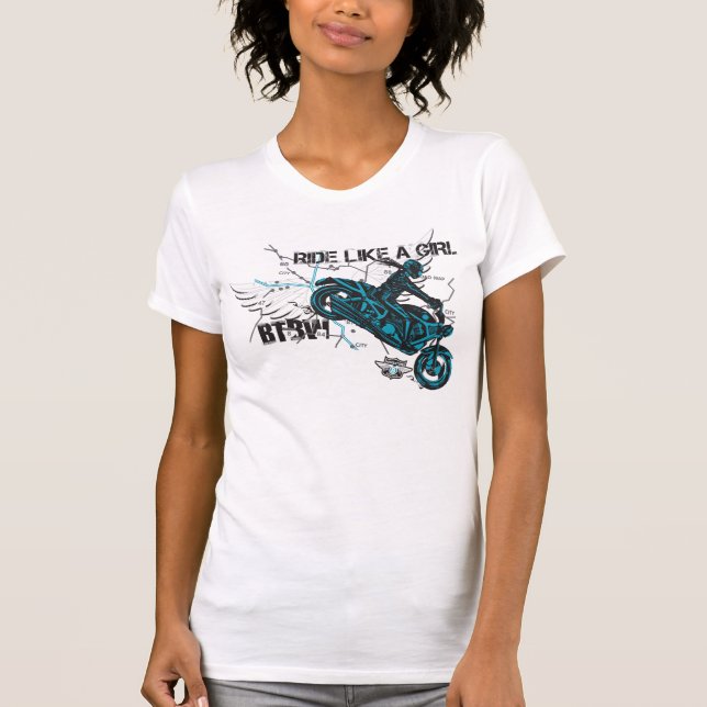 Camiseta Paseo como un chica (Anverso)