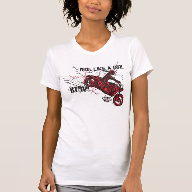 Camiseta Paseo como un chica (Anverso)