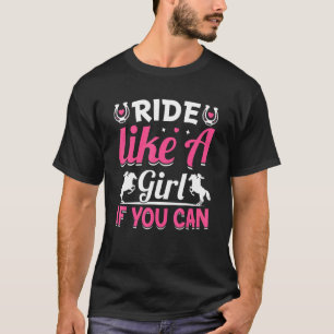 Camiseta Paseo Como Un Gráfico De Carreras De Caballo De Ra