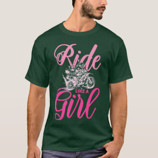 Camiseta Paseo como una Motocross Chica