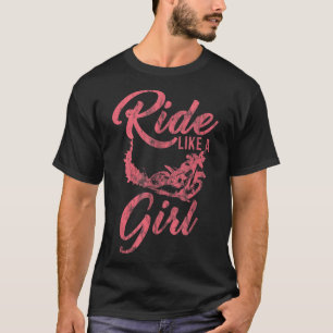 Camiseta Paseo Como Una Motocross Chica Motocross Dirt Bike