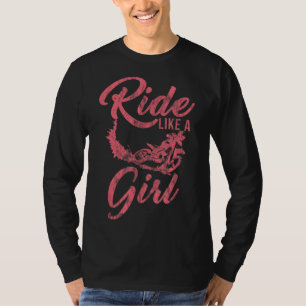 Camiseta Paseo Como Una Motocross Chica Motocross Dirt Bike