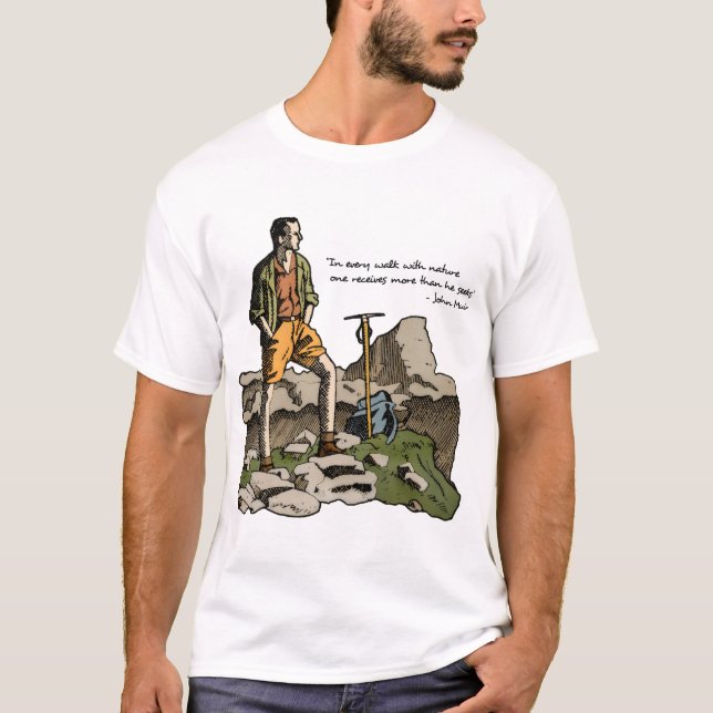 Camiseta Paseo con la naturaleza (Anverso)