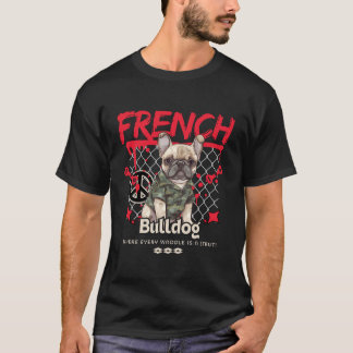 Camiseta Paseo de Bulldog Francés