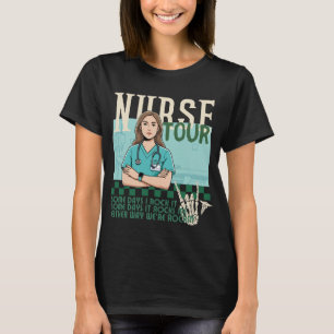 Camiseta Paseo de enfermeras retro, vida de enfermeras de m