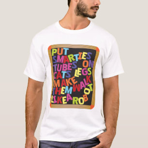 Camiseta Paseo de gatos como un robot