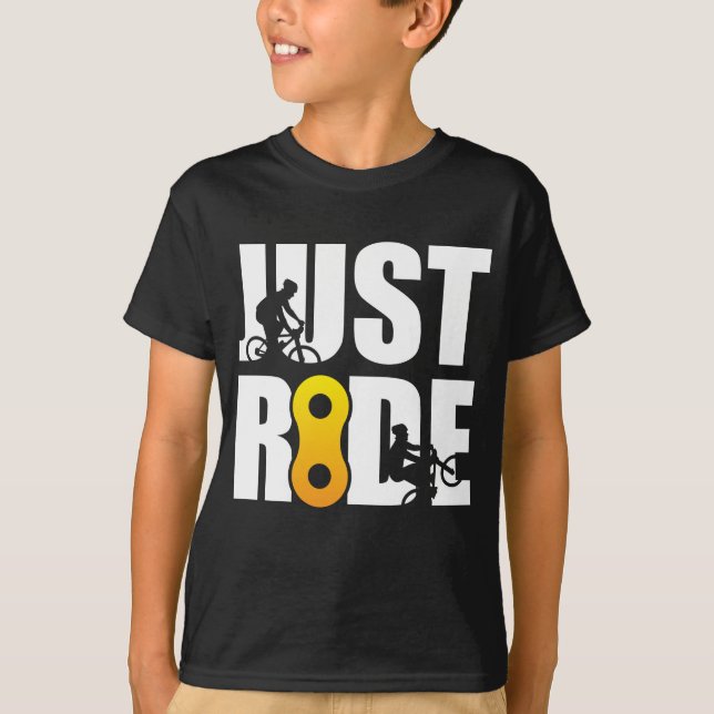 Camiseta Paseo de la bici de montaña apenas Biking el (Anverso)