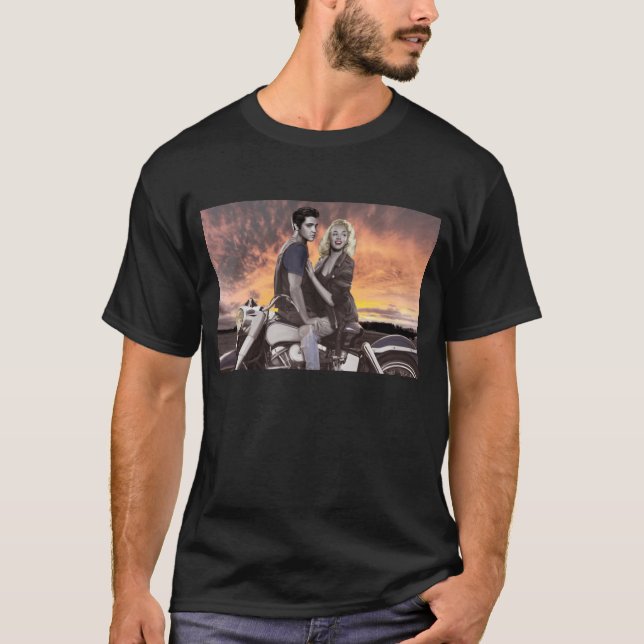 Camiseta Paseo de la puesta del sol (Anverso)
