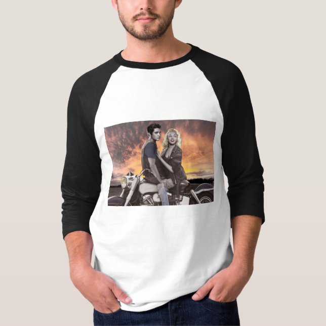 Camiseta Paseo de la puesta del sol (Anverso)