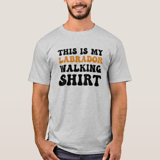 Camiseta Paseo de Labrador (Anverso)