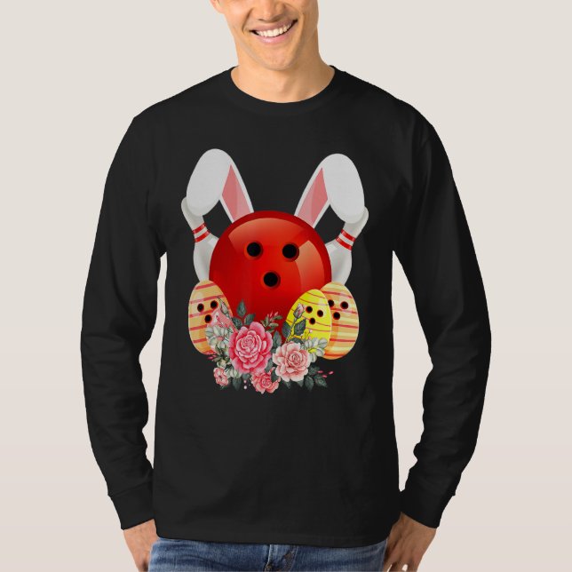 Camiseta Paseo de las flores de conejo de Bowling Easter Bu (Anverso)