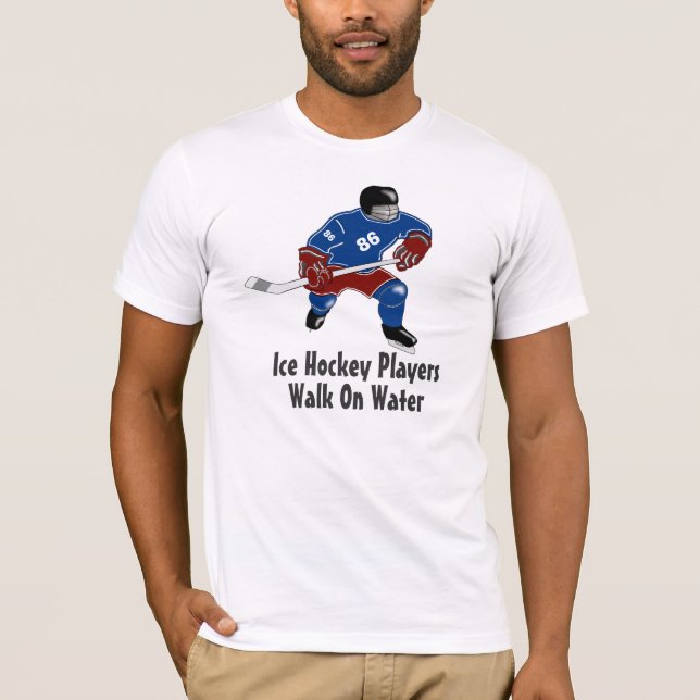 Camiseta Paseo de los jugadores del hockey sobre hielo en (Anverso)