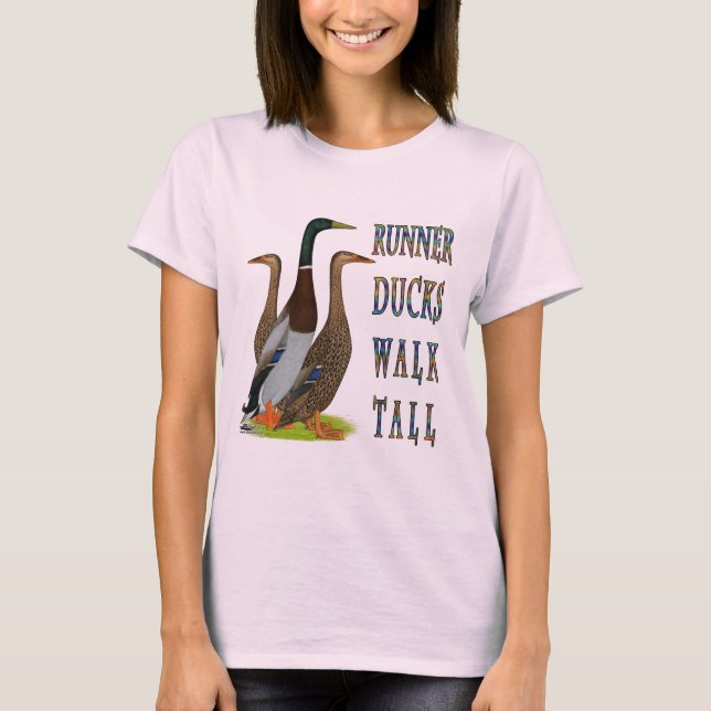Camiseta Paseo de los patos del corredor alto (Anverso)