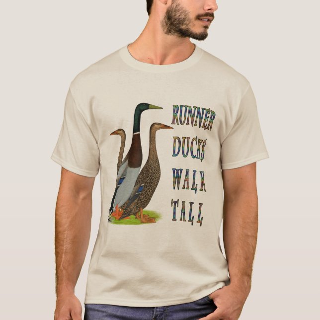 Camiseta Paseo de los patos del corredor alto (Anverso)