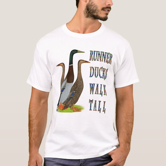 Camiseta Paseo de los patos del corredor alto (Anverso)