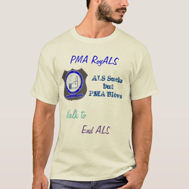 Camiseta Paseo de los RoyALS de PMA para terminar el ALS (Anverso)