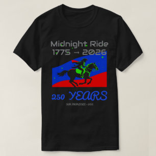 Camiseta Paseo de medianoche 1775–2026 • Tributo de 250 año