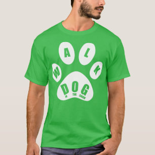 Camiseta Paseo De Perro Por La Nieve Con Marcos De Paw