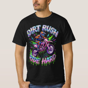 Camiseta Paseo de tierra Paseo duro goteo ácido