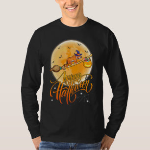 Camiseta Paseo de Tigre Bruja Escopeta Luna Vintage Tigre H