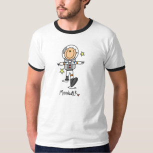 Camiseta Paseo del astronauta en la luna