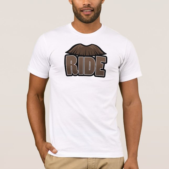 Camiseta Paseo del bigote (Anverso)