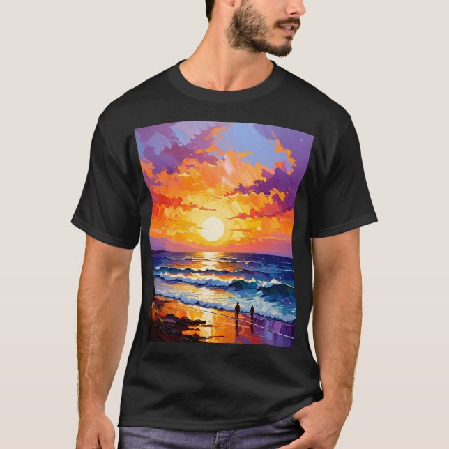 Camiseta Paseo del Horizonte Dorado (Anverso)