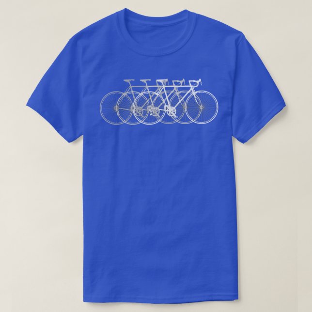 Camiseta paseo en bicicleta (Diseño del anverso)