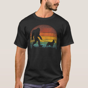 Camiseta Paseo en bicicleta Bulldog francés Sasquatch Perr