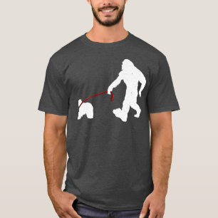 Camiseta Paseo en bicicleta con el perro Komondor Funny Gra