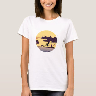 Camiseta Paseo en bicicleta de Safari al atardecer - Ciclis