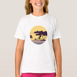 Camiseta Paseo en bicicleta de Safari al atardecer - Ciclis