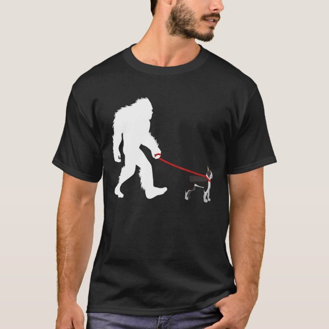 Camiseta Paseo en bicicleta por Boston Terrier (Anverso)