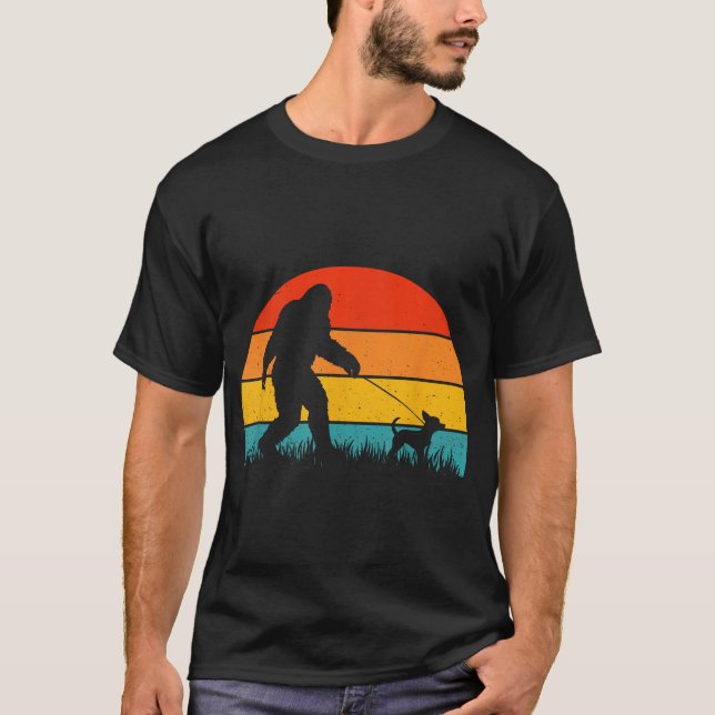 Camiseta Paseo en bicicleta por el atardecer de Sasquatch C (Anverso)