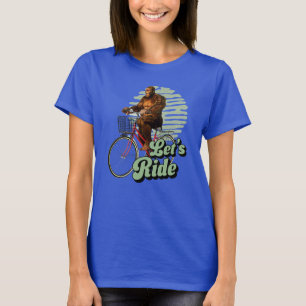 Camiseta Paseo en bicicleta Sasquatch Aventura Forestal