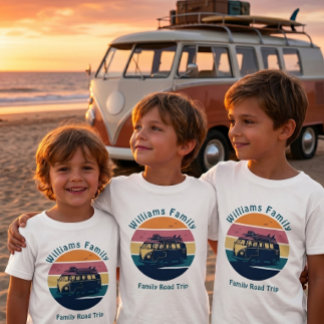 Camiseta Paseo en carretera personalizado para niños