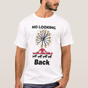 Camiseta Paseo en Carrusel No Mires Atrás Frase Inspiradora