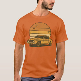 Camiseta Paseo en Coche Antiguo al Atardecer regalo amigo